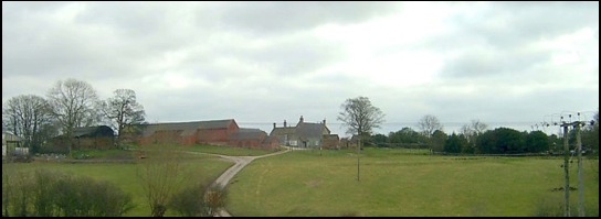 Firs Farm, seen from The southern edge of Bradley Moor.